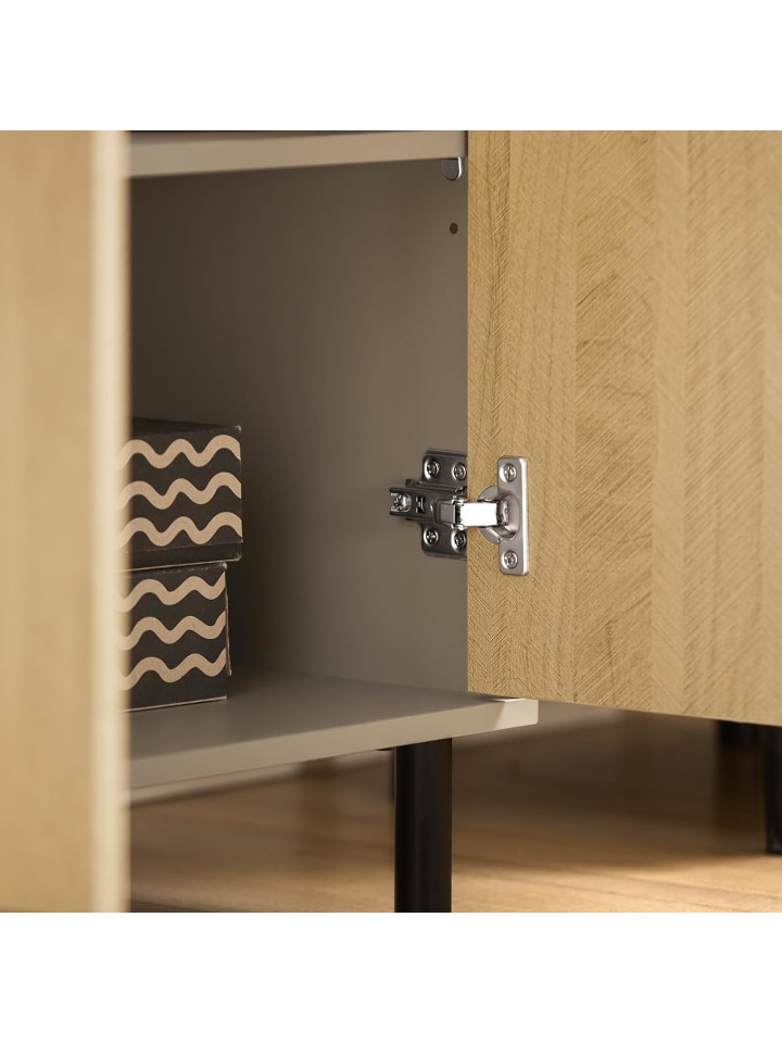 SoBuy Waschbeckenunterschrank in Naturgrau - (B)60 x (H)60 x (T)30cm günstig kaufen onesize