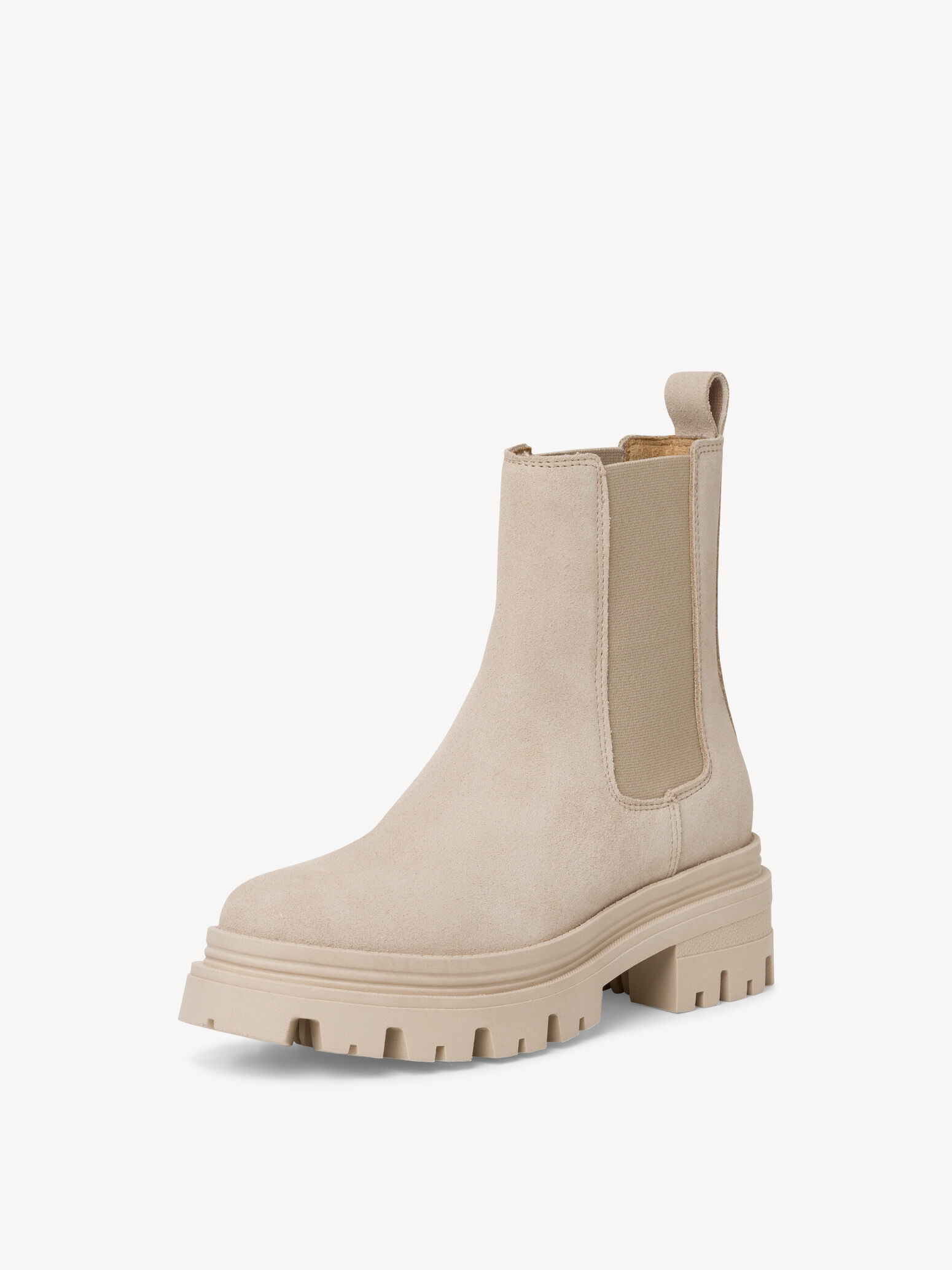 Bottine Chelsea en cuir - marron