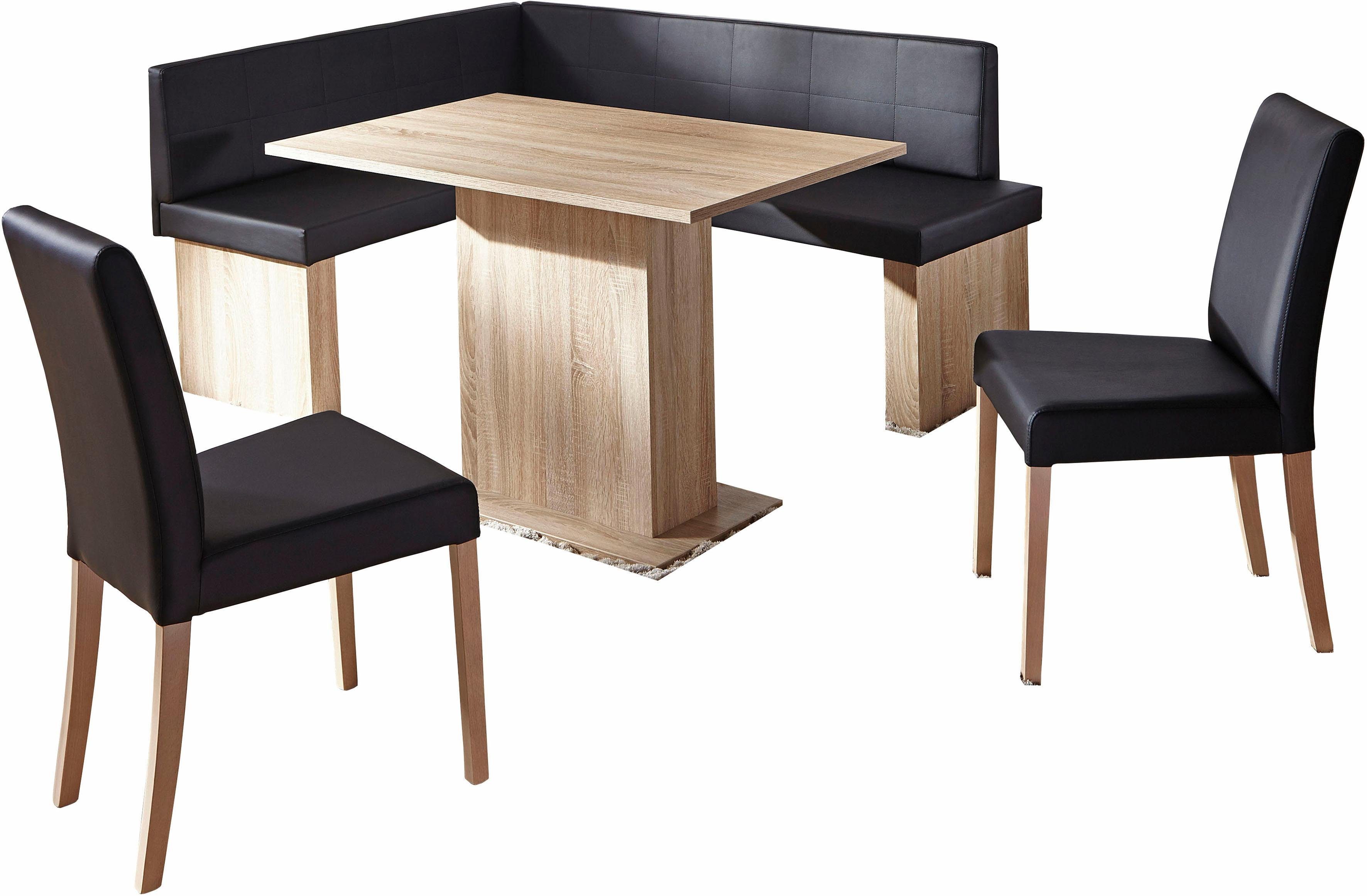 SCHÖSSWENDER Eckbankgruppe Anna, (Set, 4-tlg), zeitloeses Design
