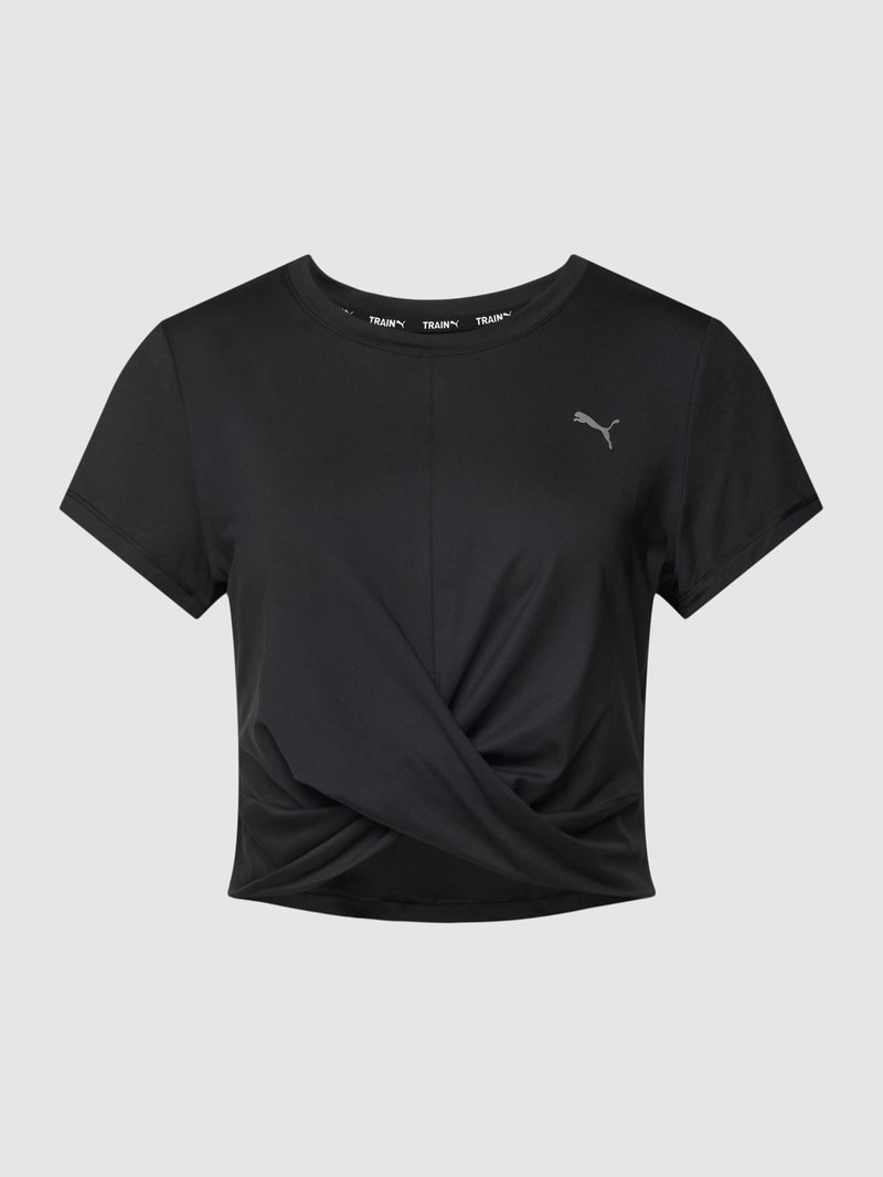 Sweatshirt mit Twist-Effekt Modell 'STUDIO YOGINI LITE TWIST' in schwarz