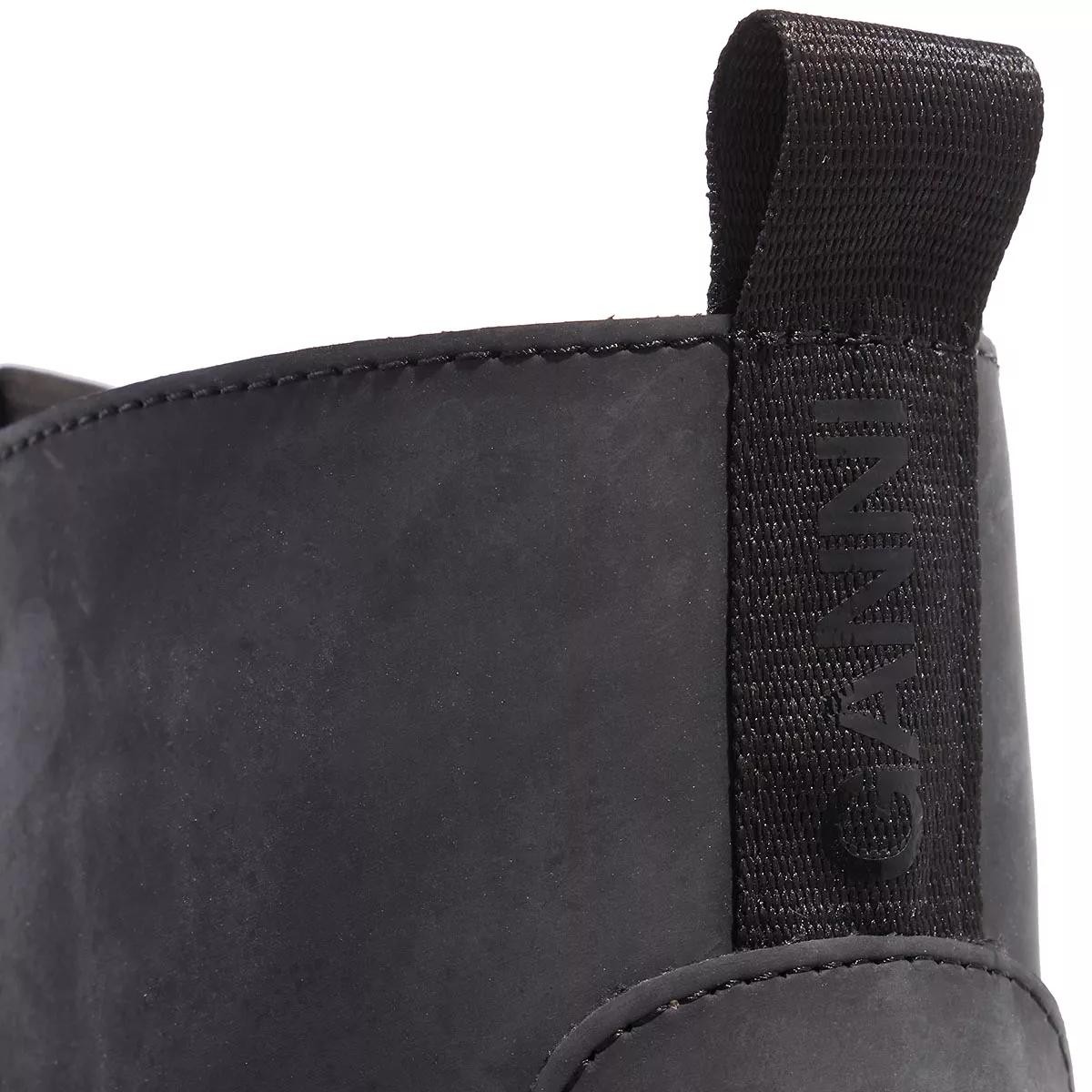 GANNI Stiefeletten schwarz Regenstiefel