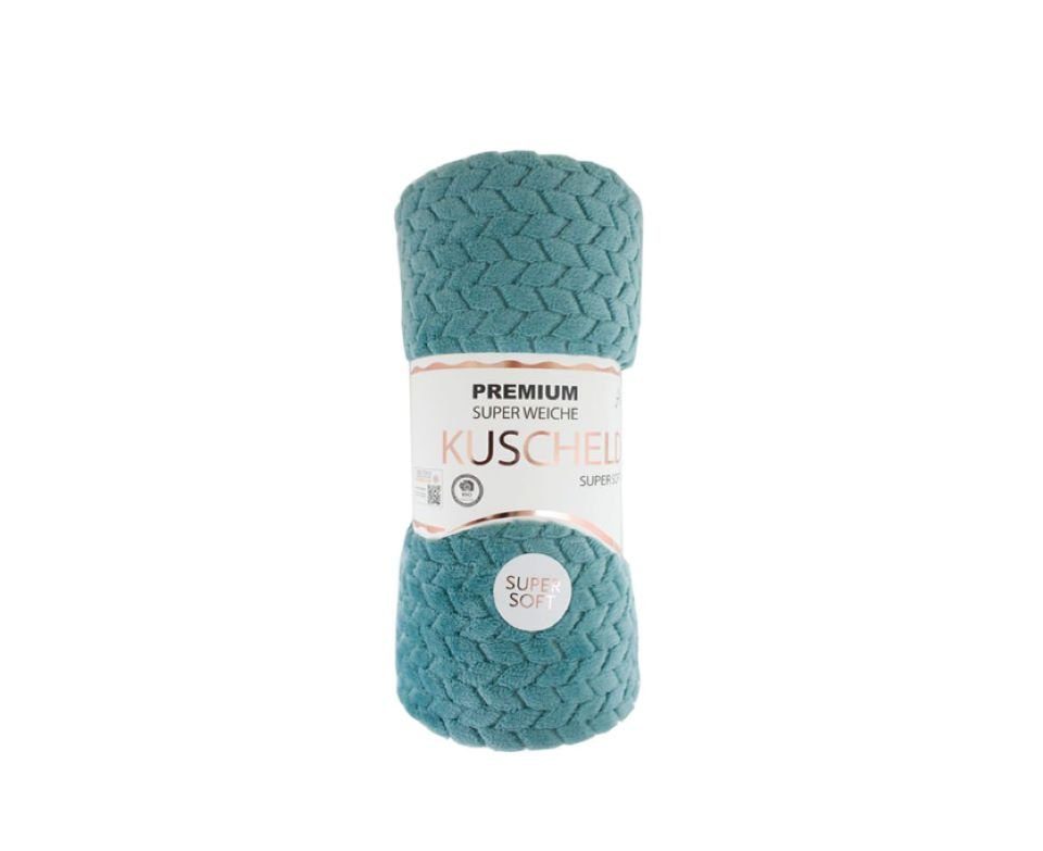 Wohndecke Flanelldecke mit Jacquardmusterung, Antonio, Glänzender Jacquard Stoff