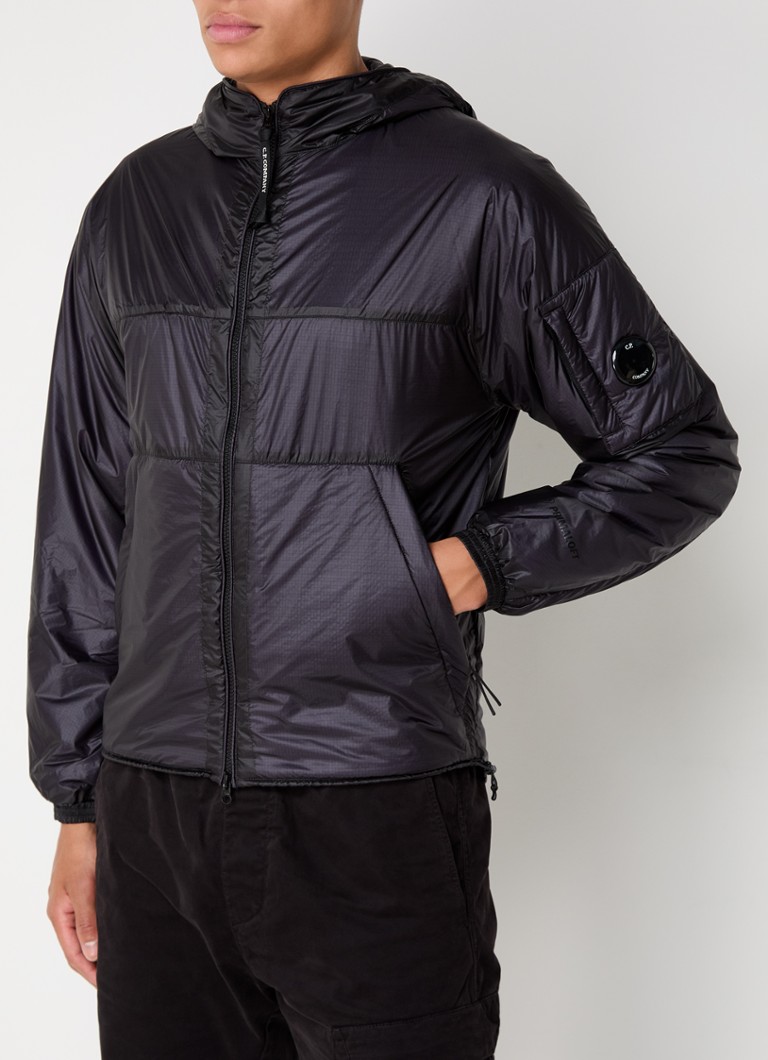 Jaqueta puffer CP Company Nada com bolsos com zíper