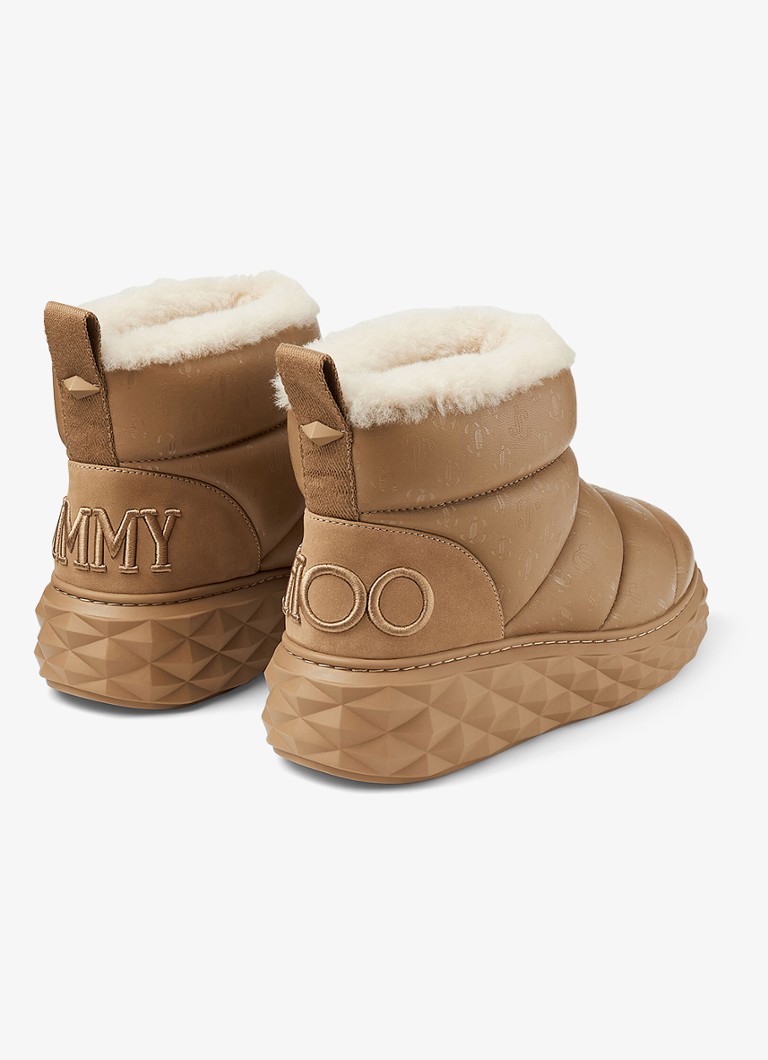 Jimmy Choo Xan leather ankle boot with logo