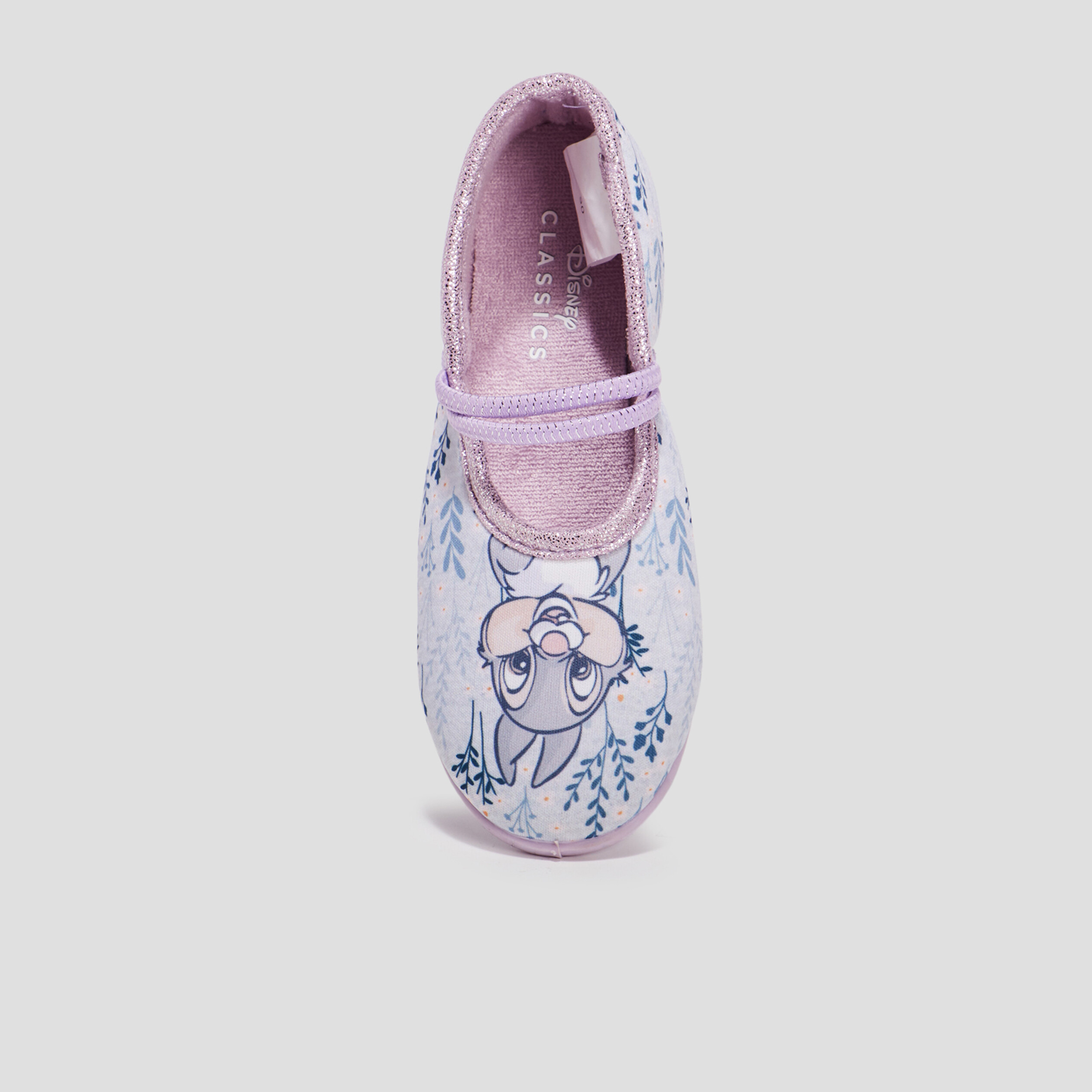 Chaussons ballerines Bambi mauve fille | La Halle