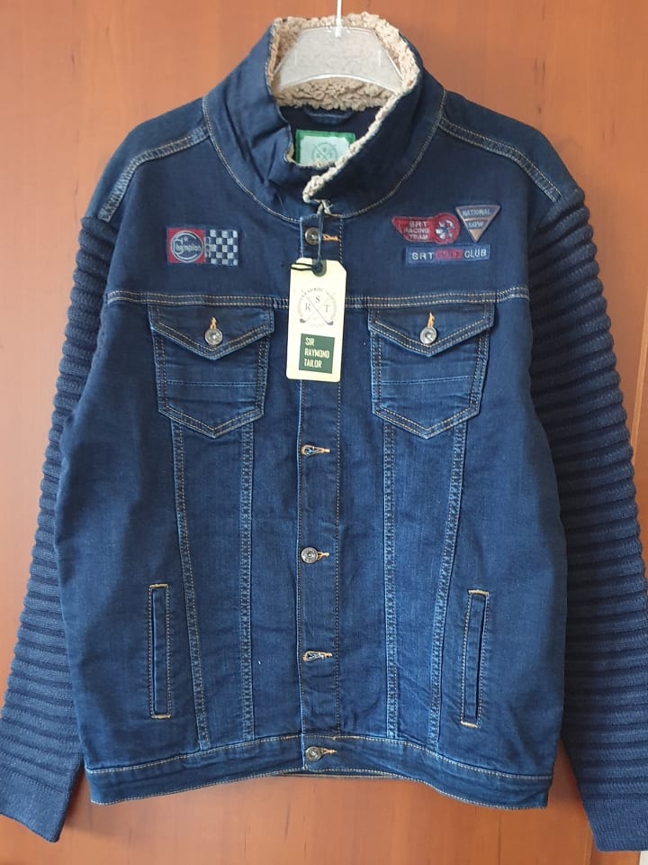 SIR RAYMOND TAILOR Jeansjacke in dunkelblau - festgestellte Gr. L günstig kaufen XXL