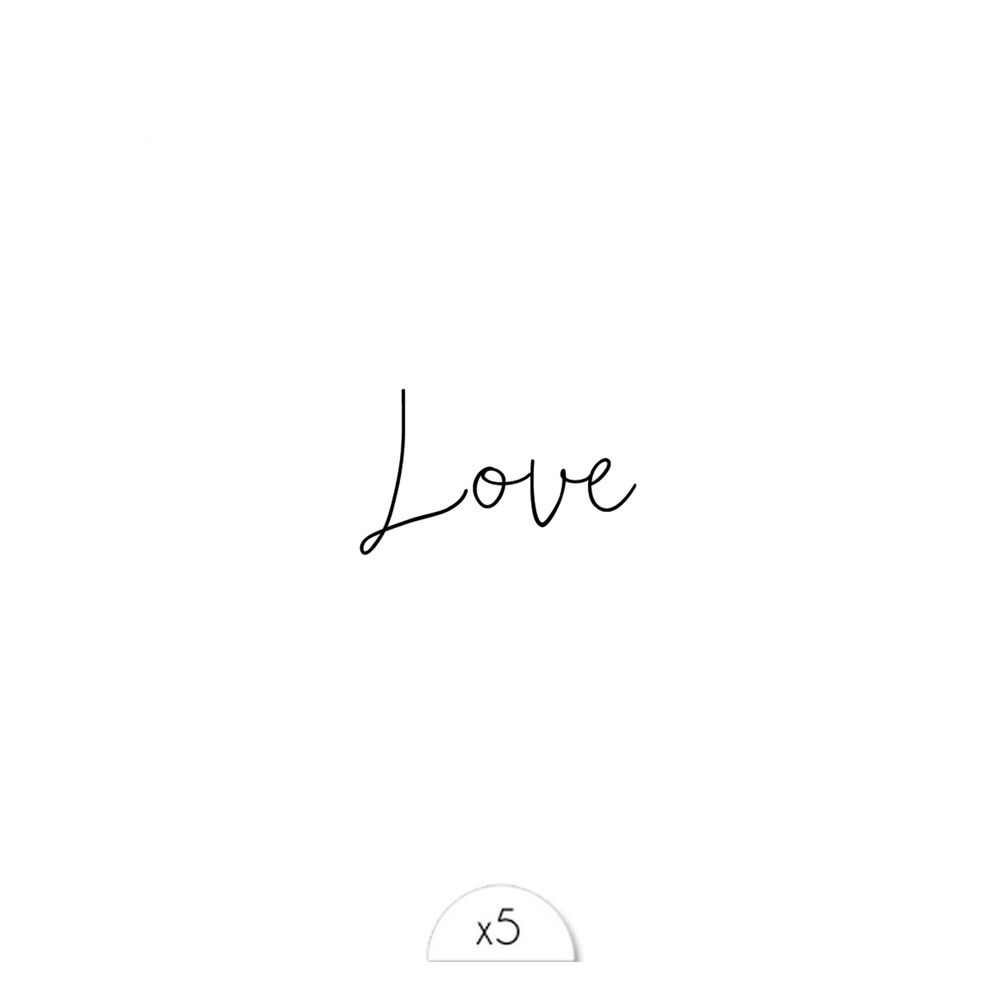 Sioou Love Tatouage éphémère