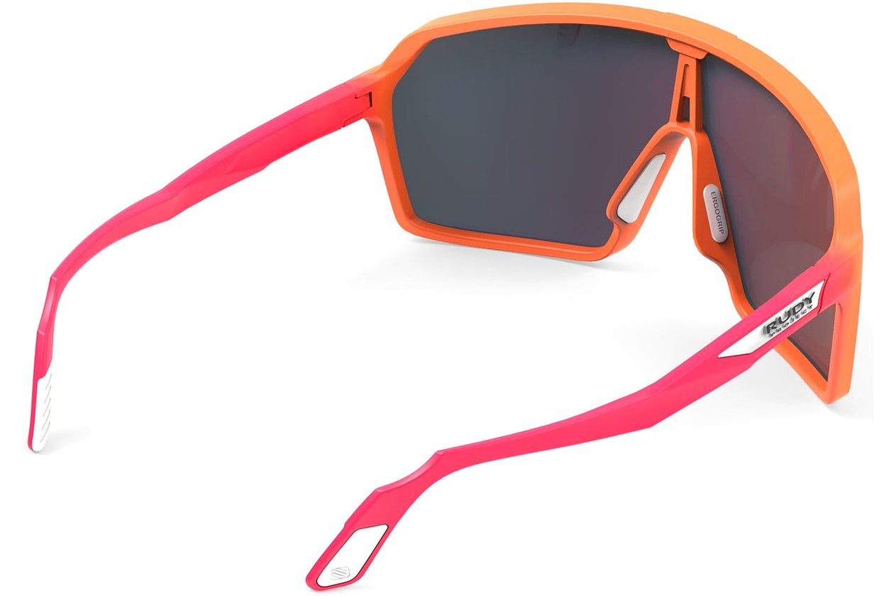 Rudy Project Spinshield Mandarin Fade Coral Matte - Multilaser Red