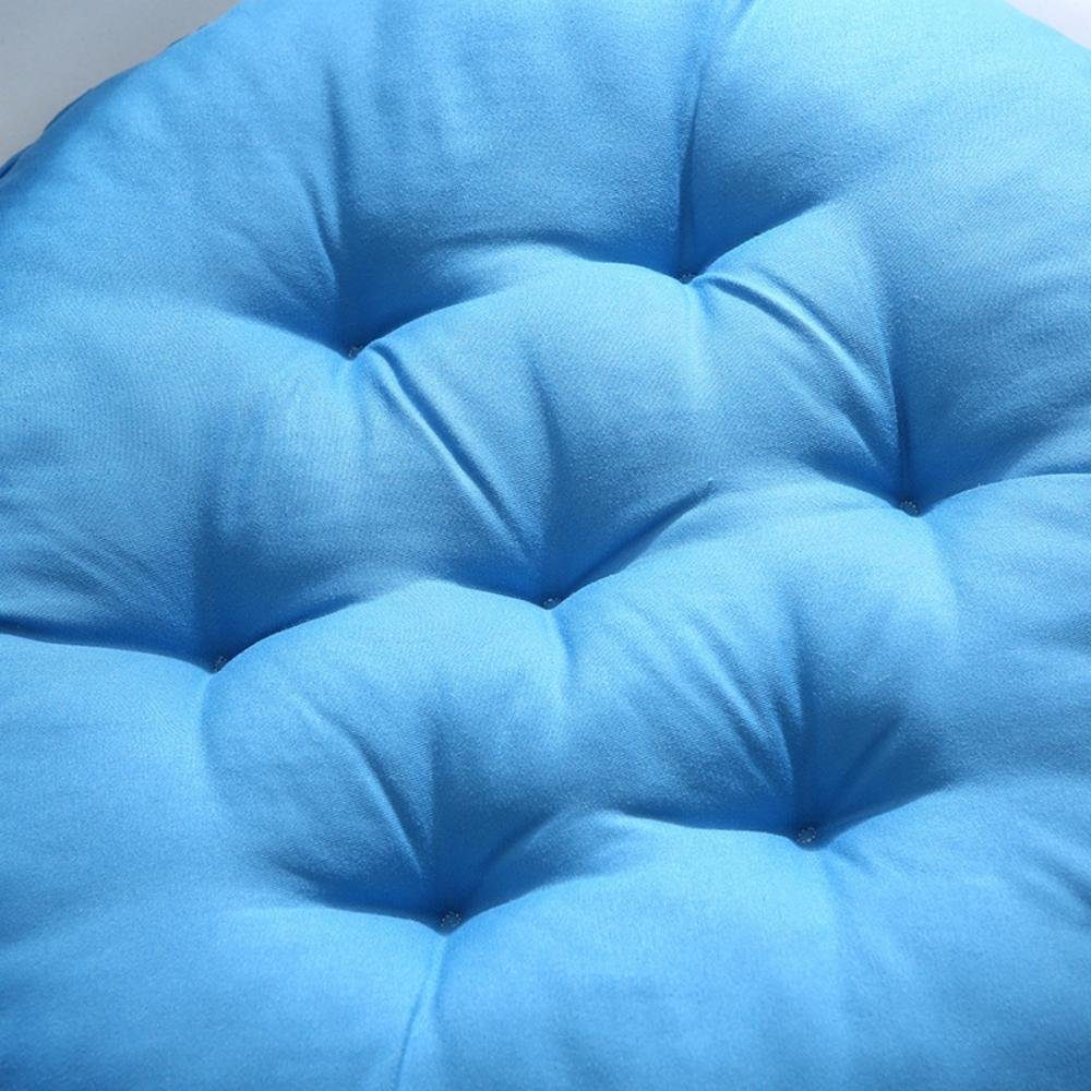 Blusmart Sitzkissen 40*40cm 45*45cm 50*50cm Stuhlkissen rund, Tisch- und Stuhlauflagen für den Innen- und Außenbereich