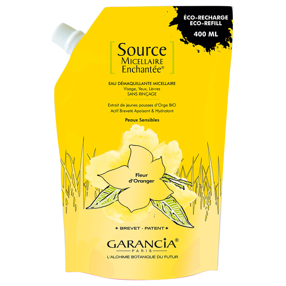 Garancia Source Micellaire Enchantée Eau Démaquillante micellaire Fleur d'Oranger