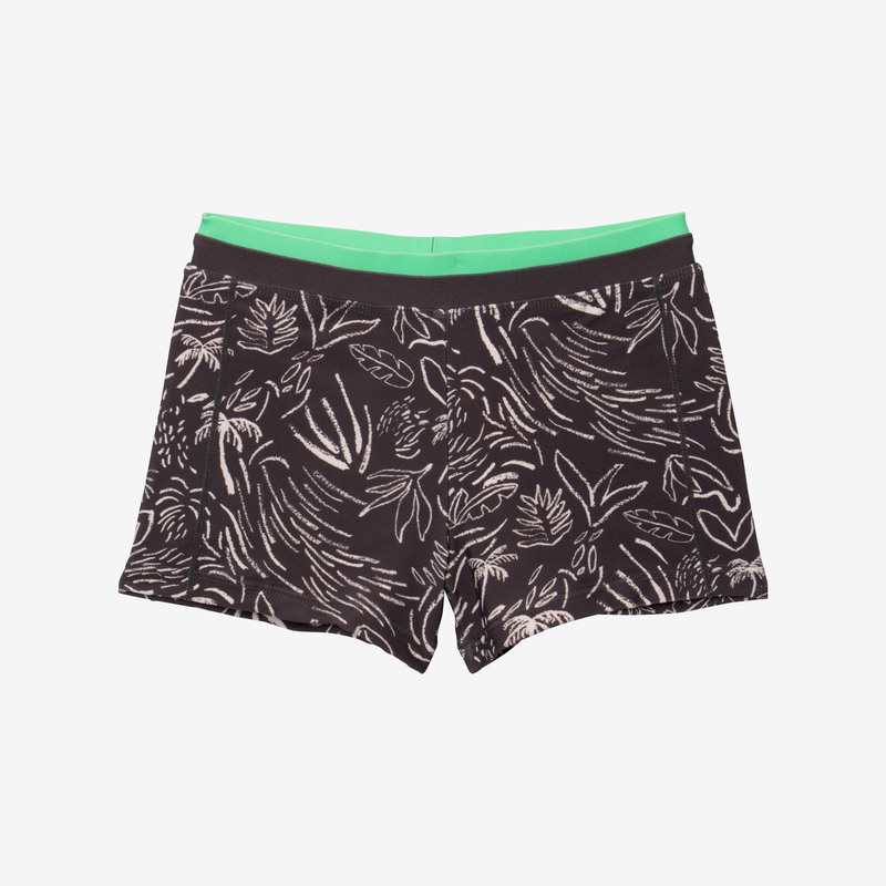 Boxer garçon végétal graphique gris Catimini