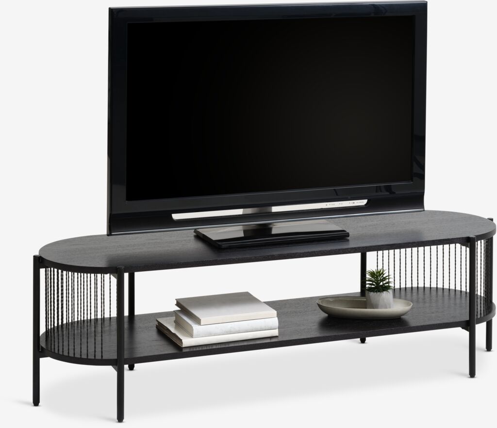 SNESLEV TV-stativ SNESLEV 1 hylle svart