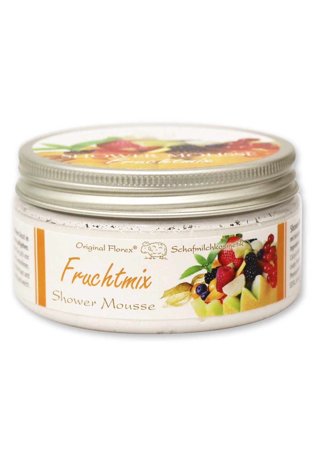 Gerlinde Hofer _ Florex GmbH Duschmousse B1621FM-MC Fruchtmix, 1-tlg., Shower Mousse mit Bio Schafmilch 200 ml