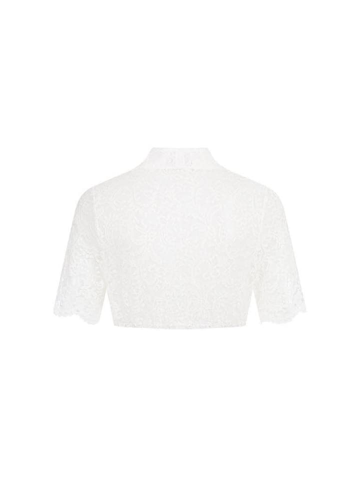 Nübler Dirndlbluse kurzarm Berta in Creme günstig kaufen