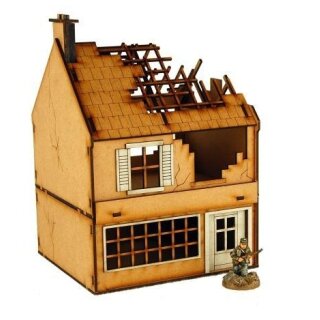 Destroyed Small Shop (28 mm)