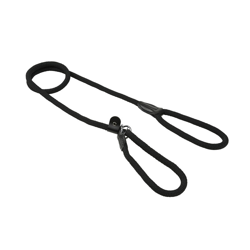 AniOne Hundeleinen AniOne Nylon Retriever-Leine Activity schwarz
