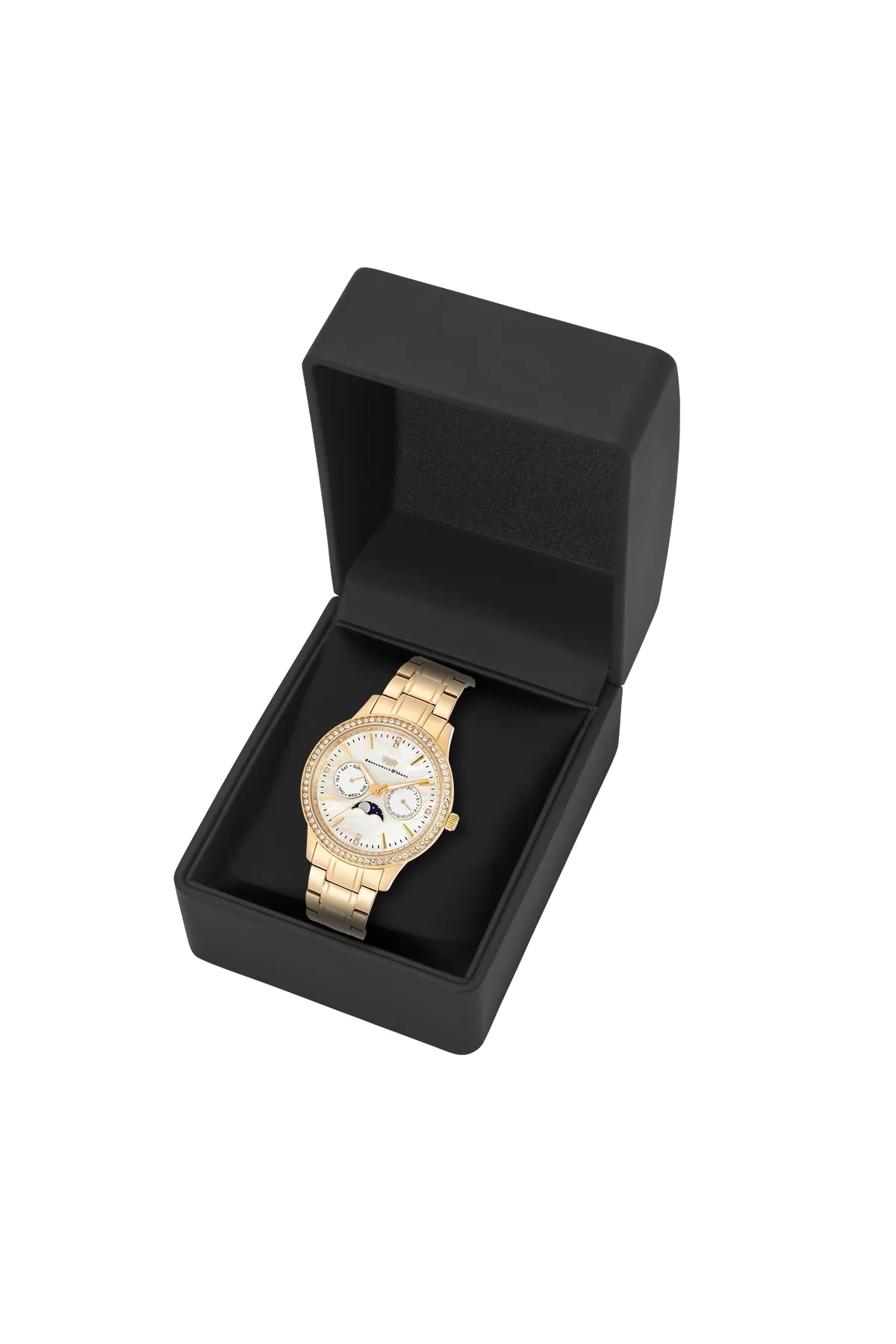 Rhodenwald & Söhne  Multifunktions Damen Multifunktionsuhr gelbgold Edelstahl gelbgold