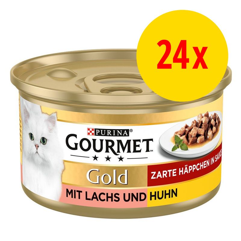 Gourmet Gold Zarte Häppchen 24 x 85 g zu TOP-Preisen | bitiba %