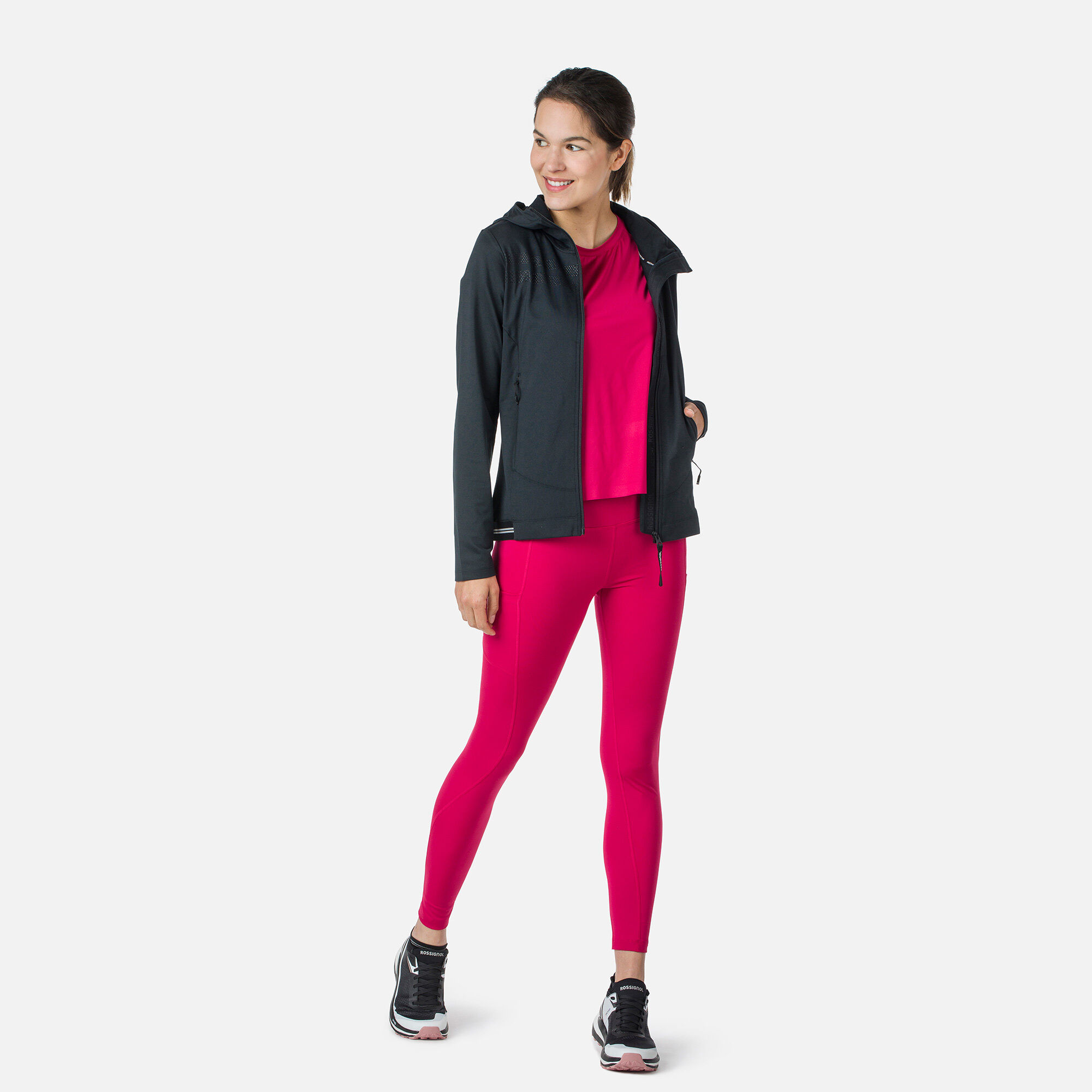 Sweat technique à capuche Full-Zip Eco pour femme