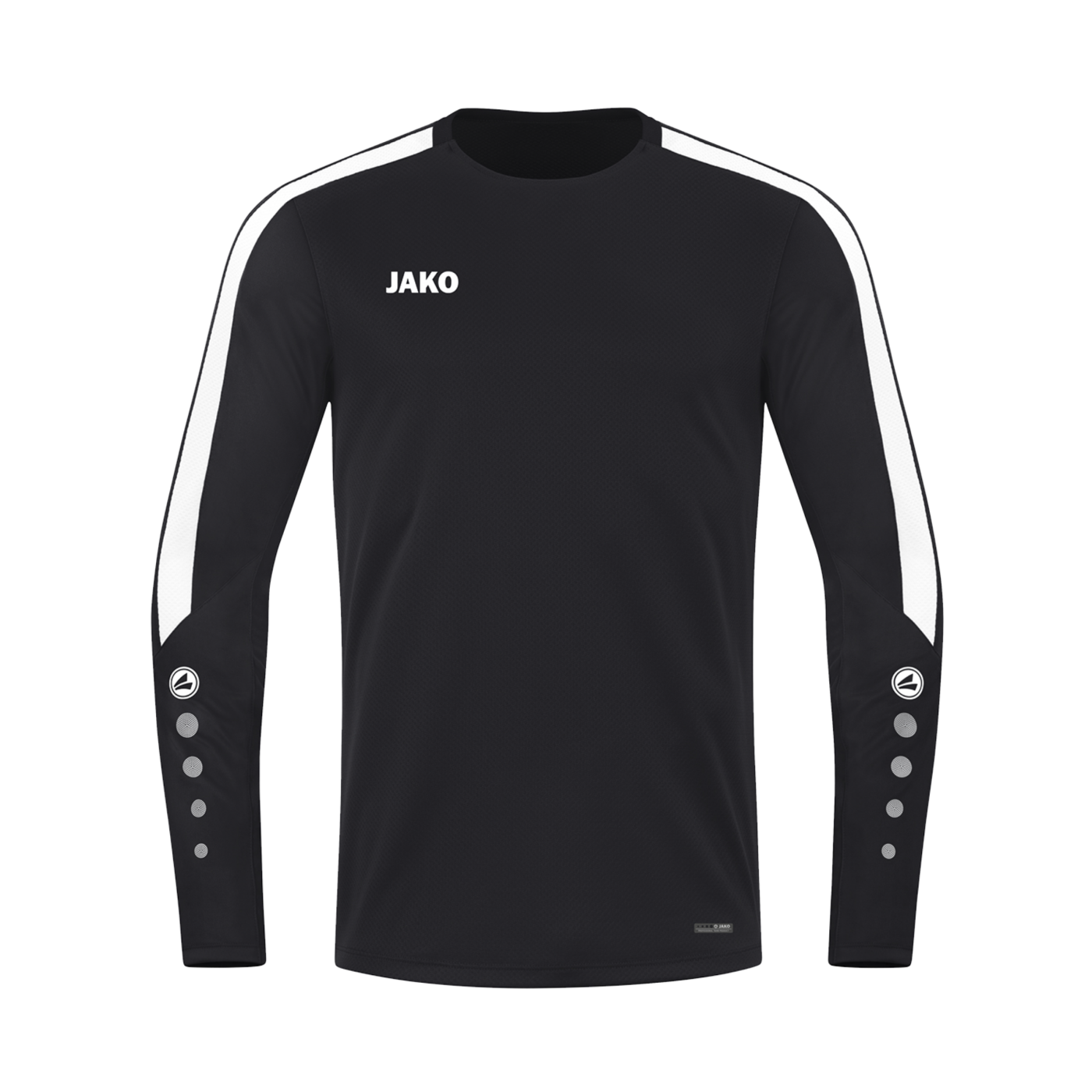 JAKO Power Sweatshirt Schwarz Weiss F800