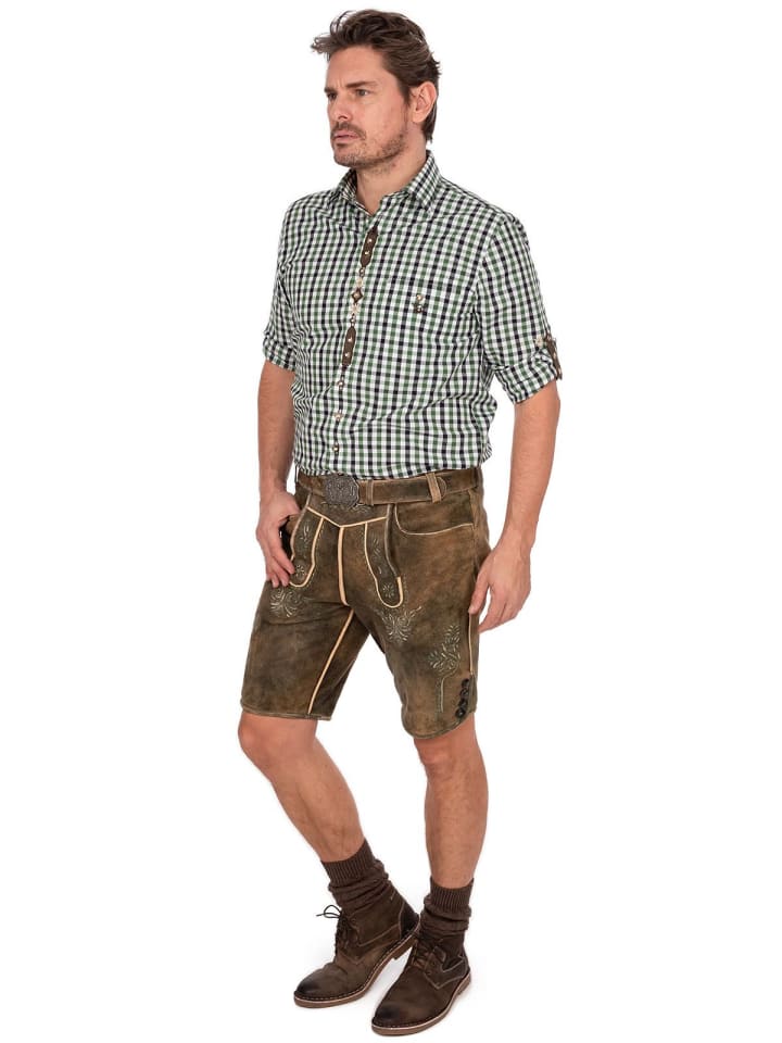 MADDOX Lederhose HERMANN in braun günstig kaufen