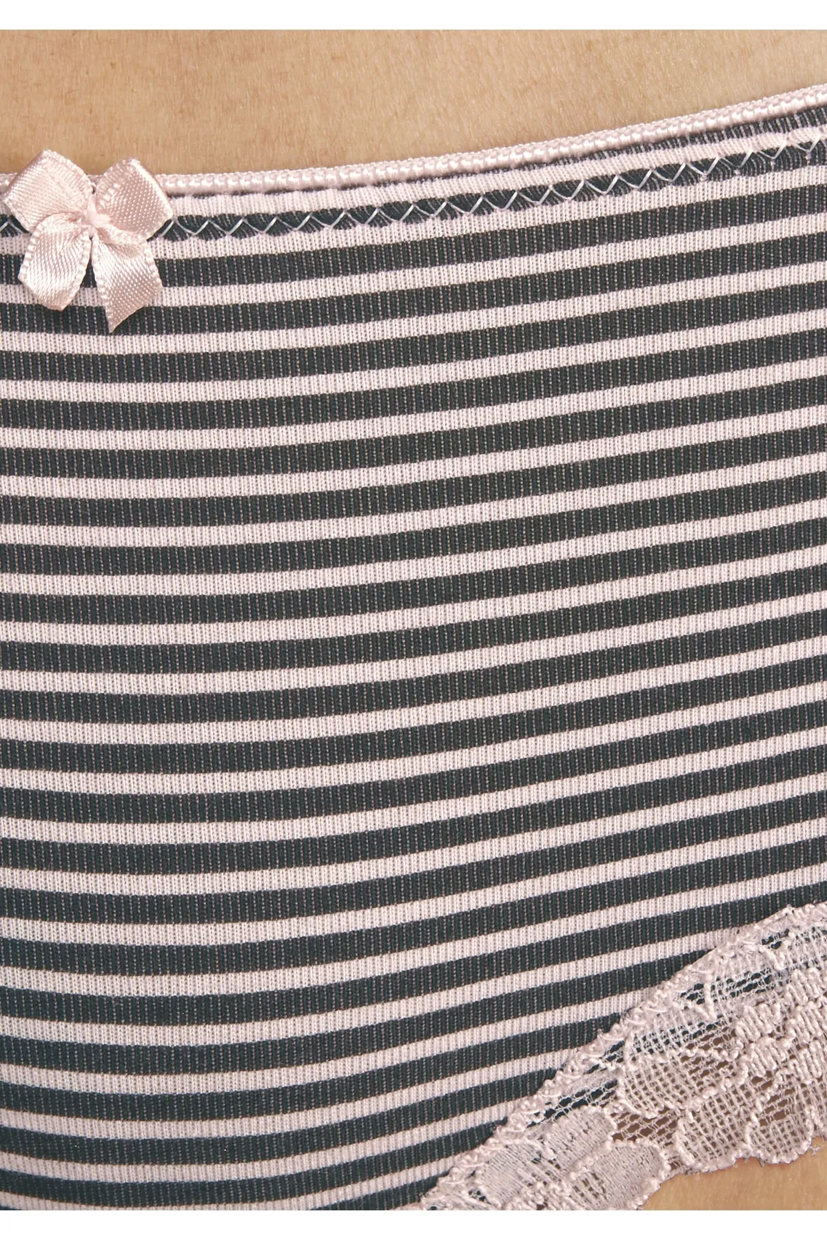 LASCANA  Unterhosen - Rosa - Gestreift