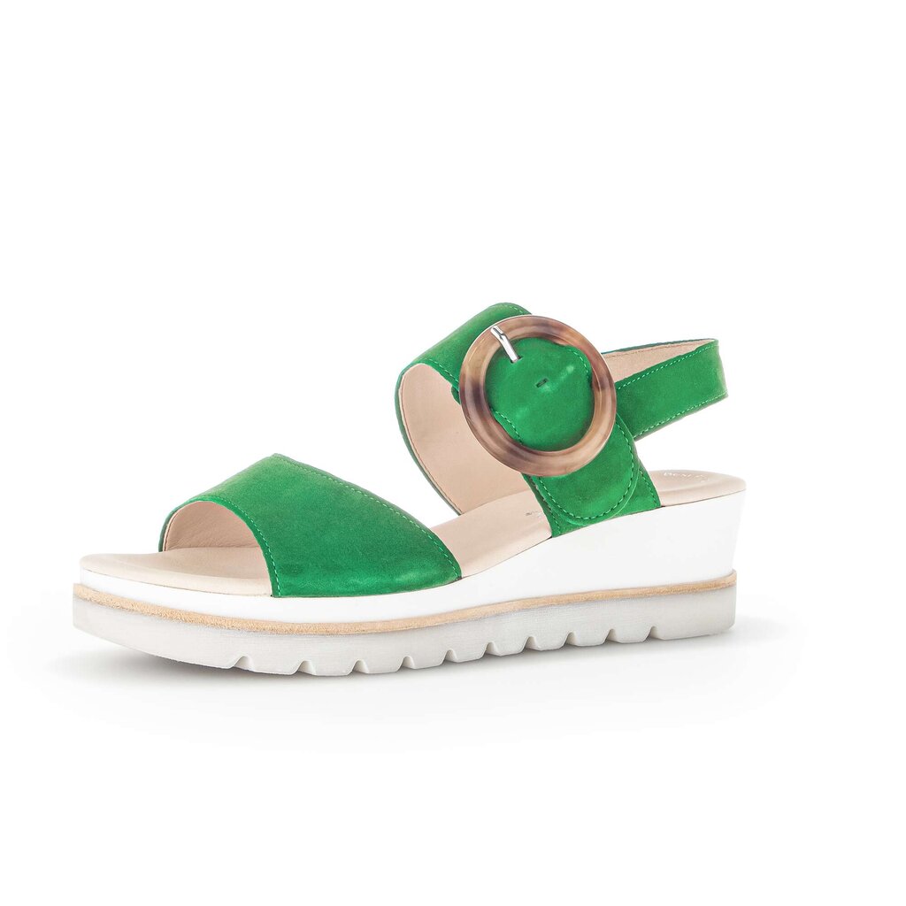 Gabor fashion Keilsandalette grün
