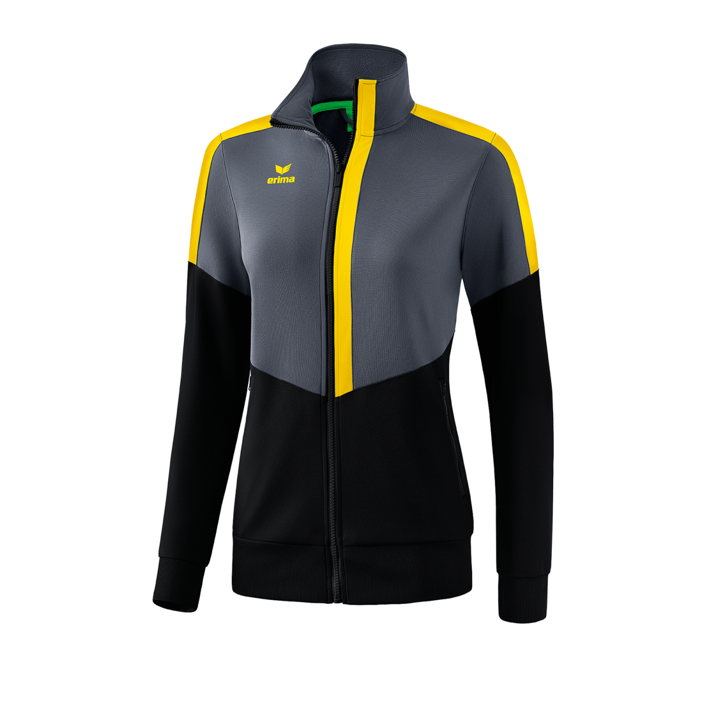 Erima Squad Trainingsjacke Damen Grau Schwarz