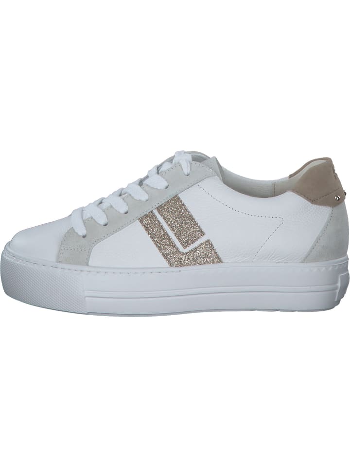Paul Green Schnürschuhe in white/sand günstig kaufen