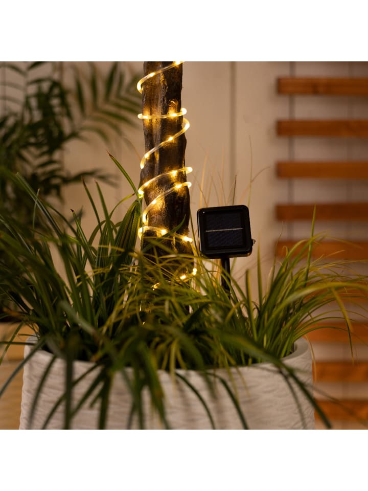 MARELIDA Solar Lichtschlauch 200LED 8 Funktionen in transparent - L: 9,95m günstig kaufen onesize