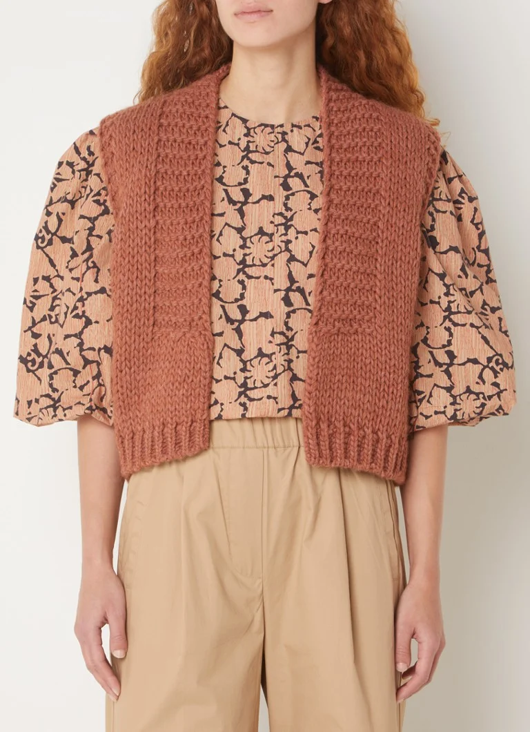 Vestă Levi's By-Bar Chunky Knit din lână alpaca