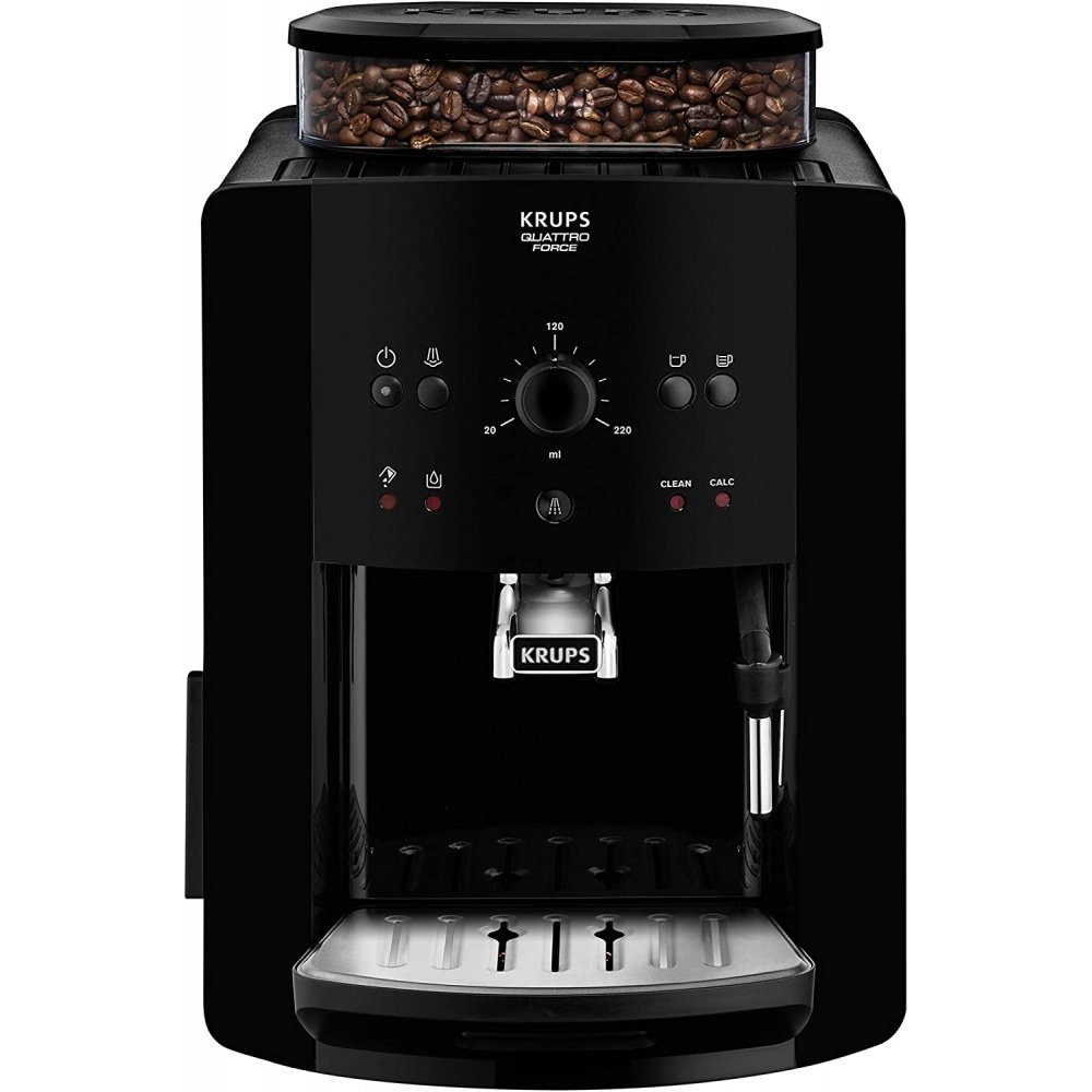 Krups Kaffeevollautomat EA 8110 Arabica Quattro Force - Kaffee-Vollautomat - schwarz