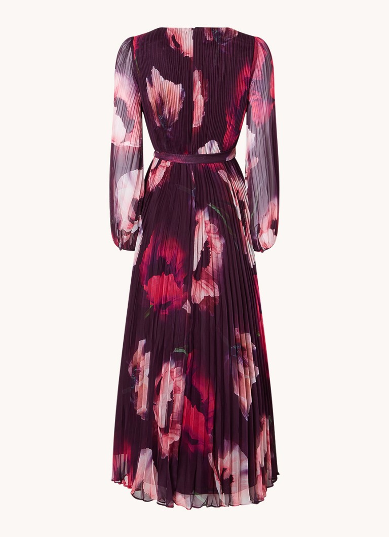 Vestido midi Isadora de Phase Eight con cinturón plisado