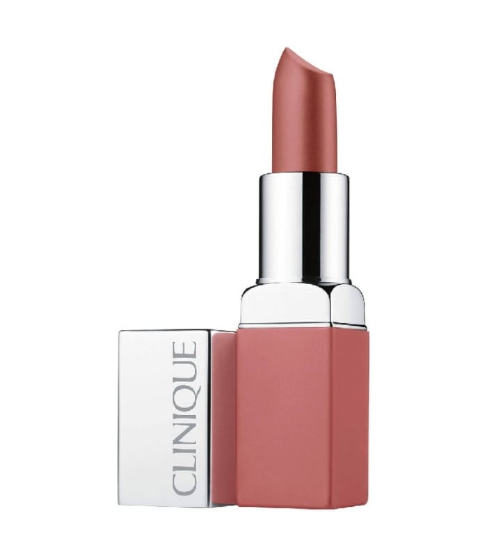 CLINIQUE POP MATTE-Rouge Mat + Base 2 en 1