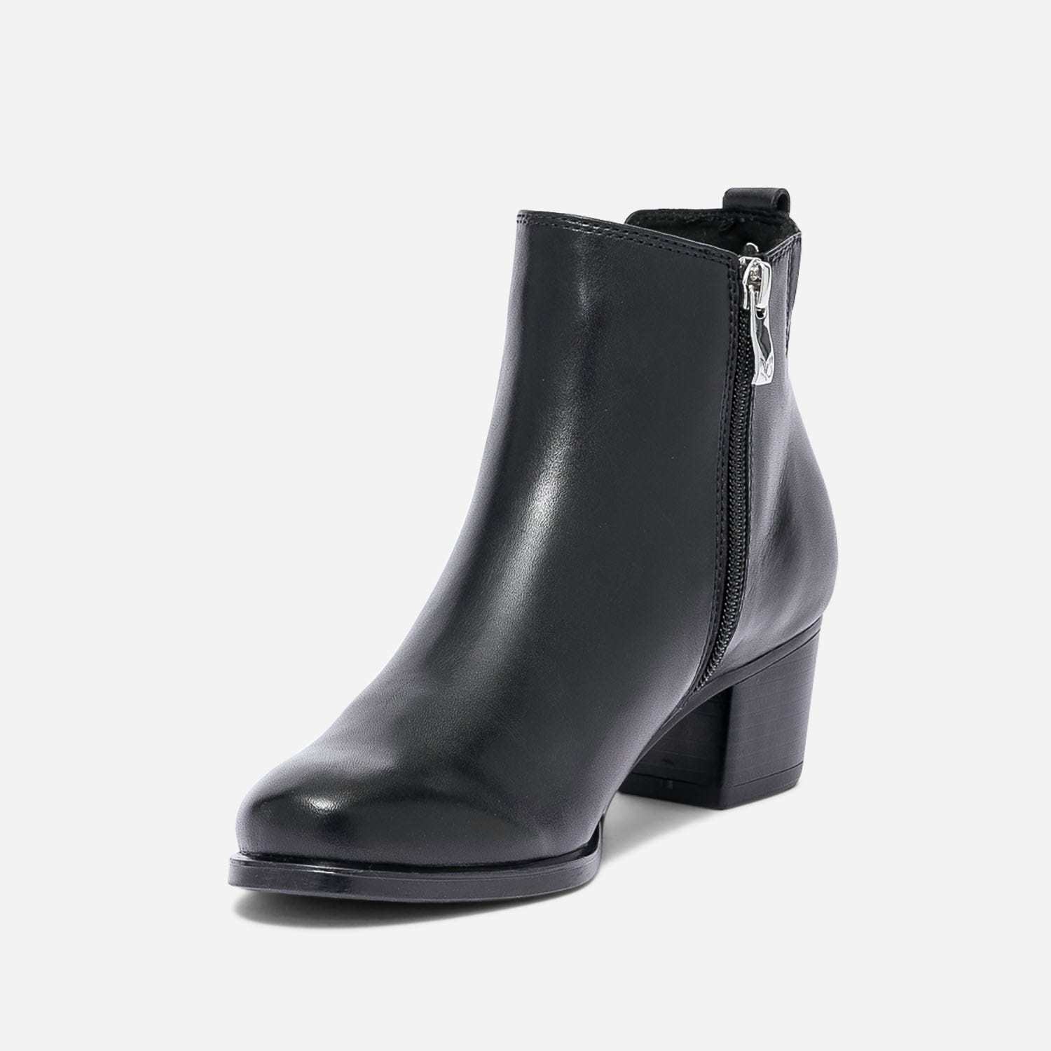 Boots CAPRICE noir en cuir