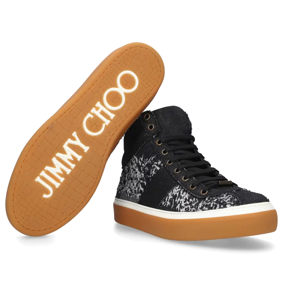 Jimmy Choo - Sneaker Schwarz BELGRAVI Kalbsleder - schwarz