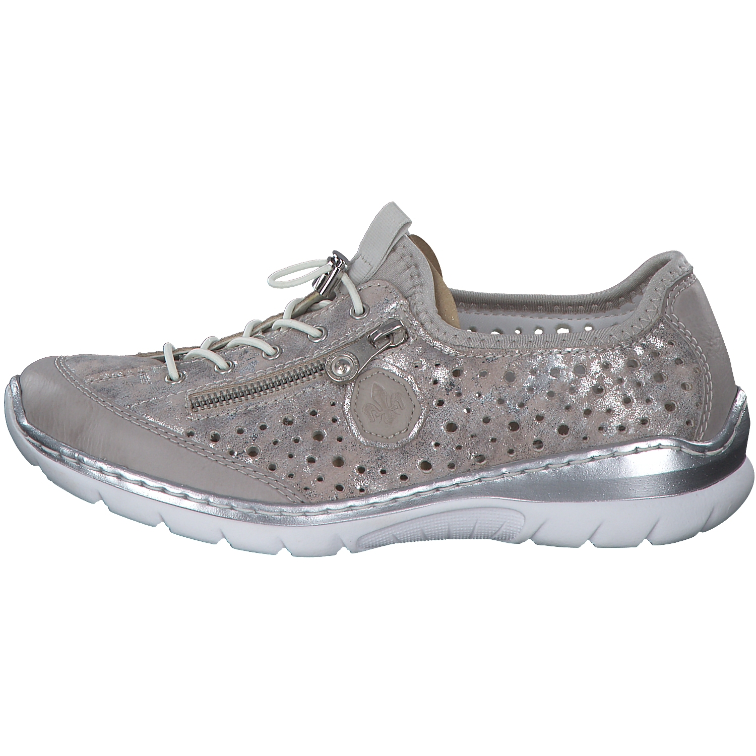 Rieker L32P6, Slipper, Damen, Beige