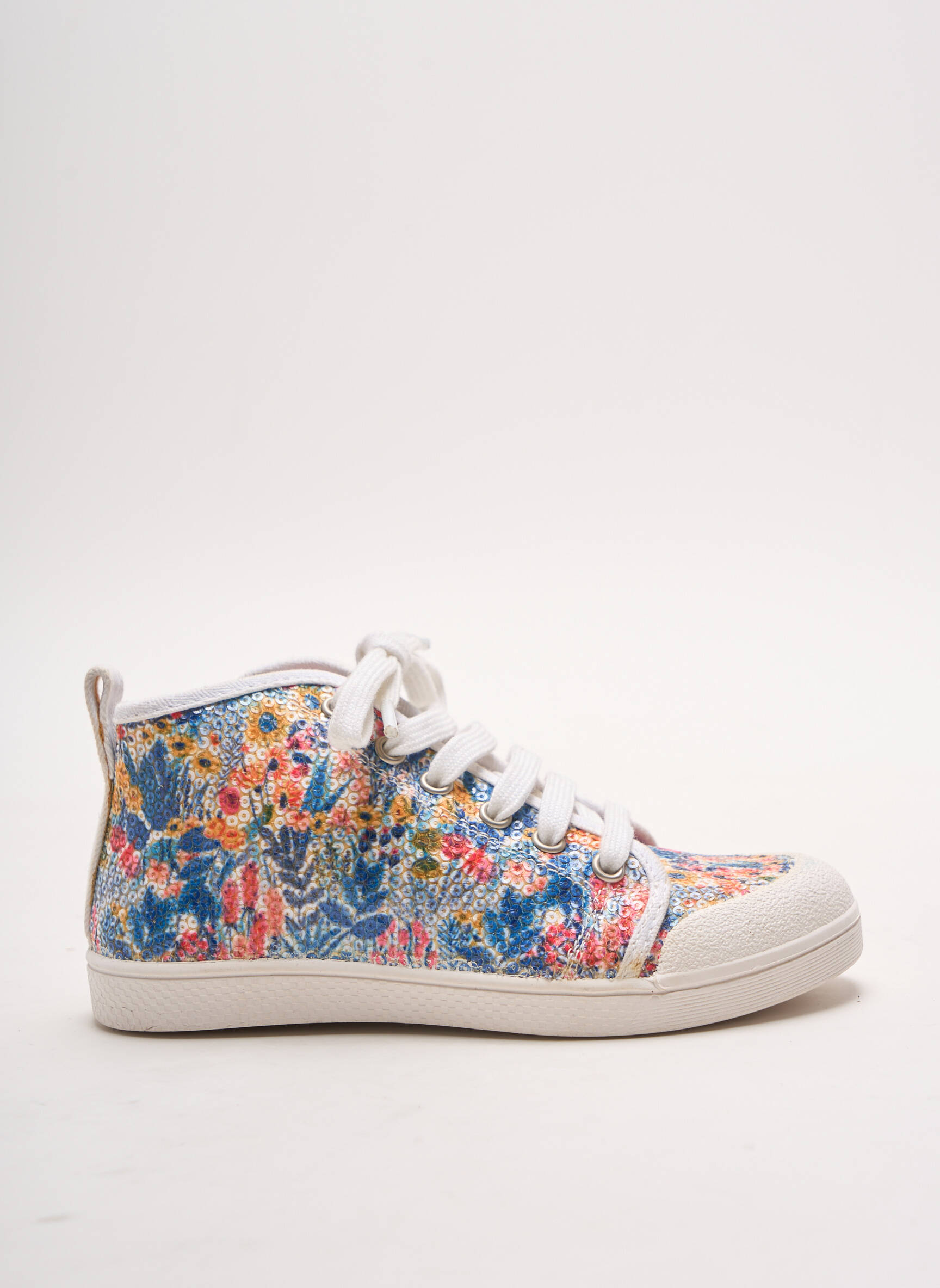 10 Is Baskets Fille couleur blanc