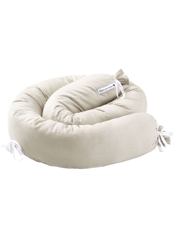 nordic coast company  Bettschlange in Natur- (L) 180 cm günstig kaufen onesize