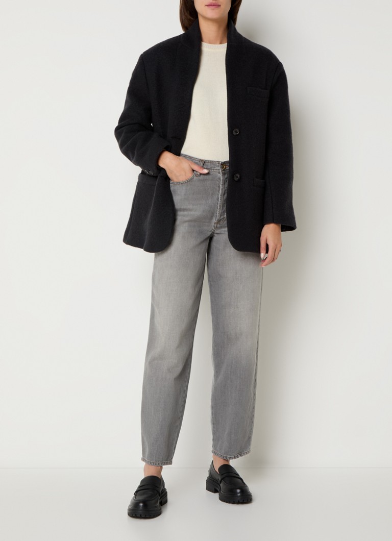 Sessùn Dustin coat in wool blend with chest pocket