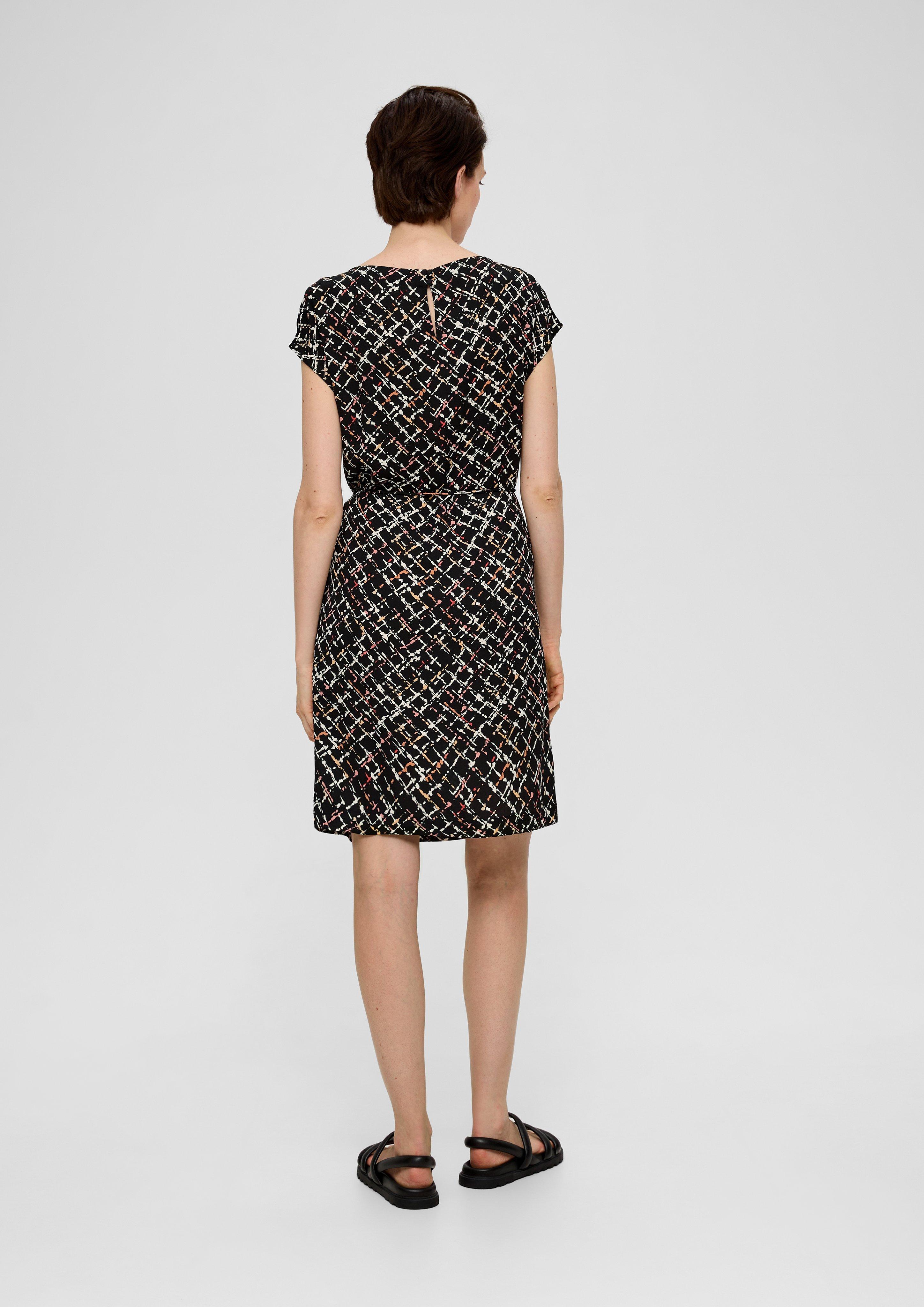 Viskosekleid mit Bindeband  2138841-99A3