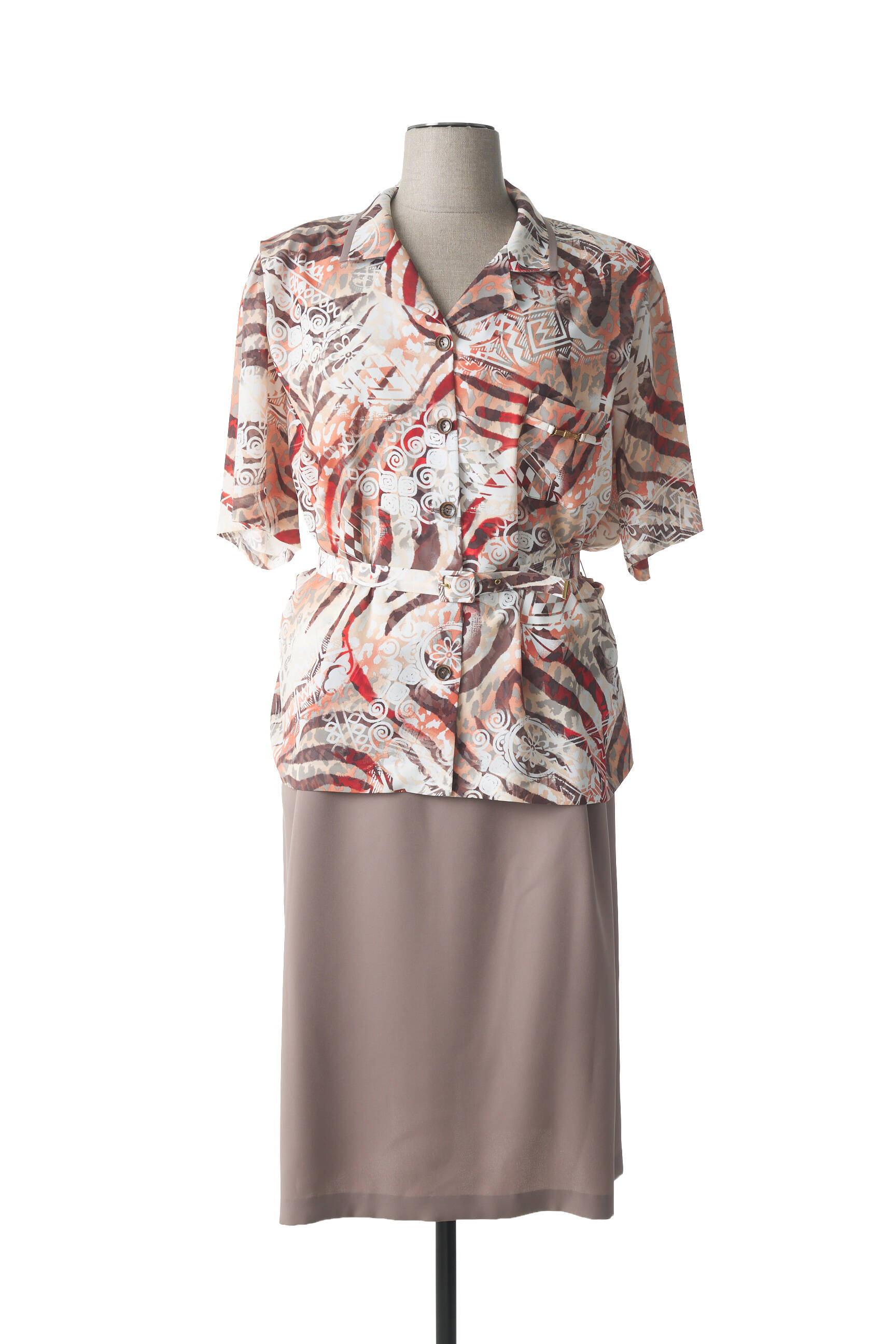 France Rivoire Ensembles Robe Femme couleur beige