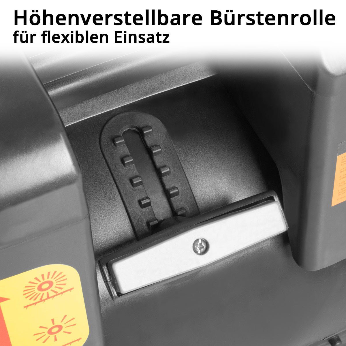 STAHLWERK Handkehrmaschine Akku Kehrmaschine SLW-55 ST mit 1000 mm Kehrbreite, 100 cm Arbeitsbreite, (Packung, 1-St)