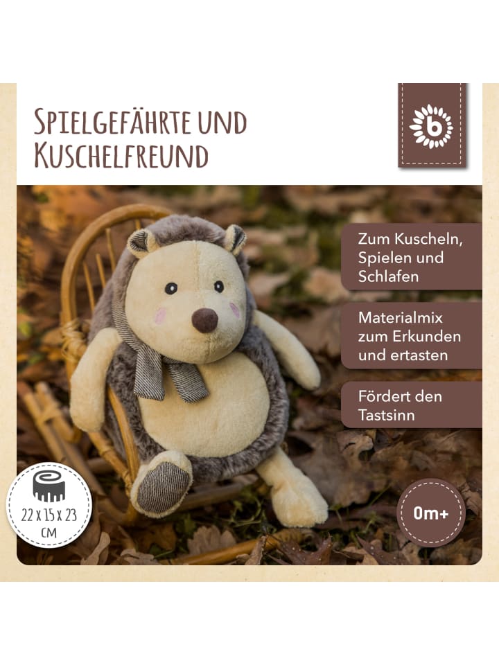 Bieco Spielwaren Plüsch Igel Spieltier 22 cm - ab Geburt in Braun günstig kaufen onesize