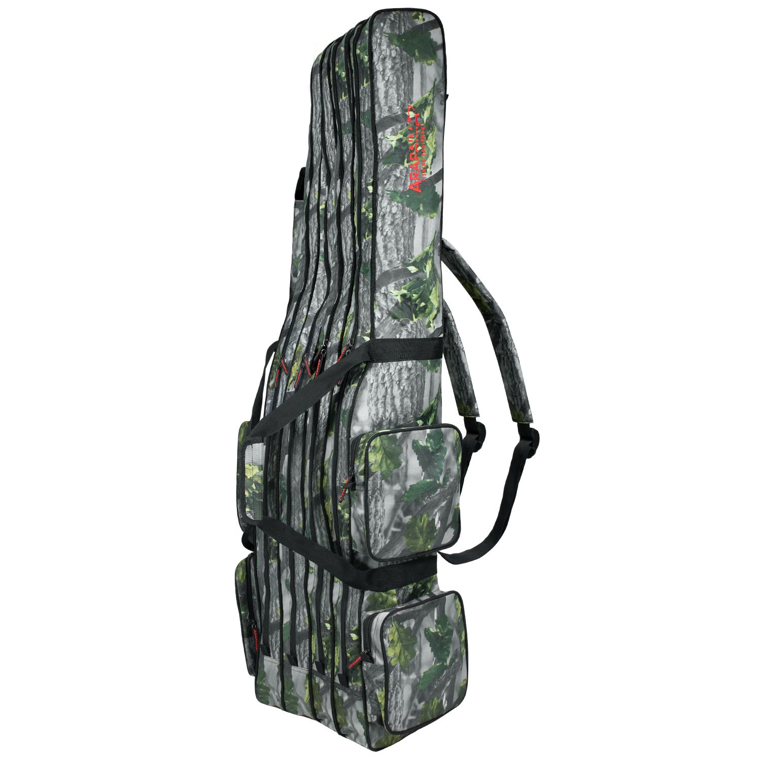 Arapaima Fishing Equipment Rise Grey Wood 190 cm 4-Fach Rutentasche