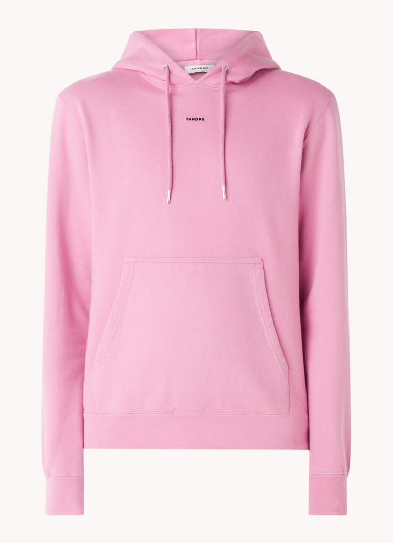 Sandro Hoodie with logo embroidery