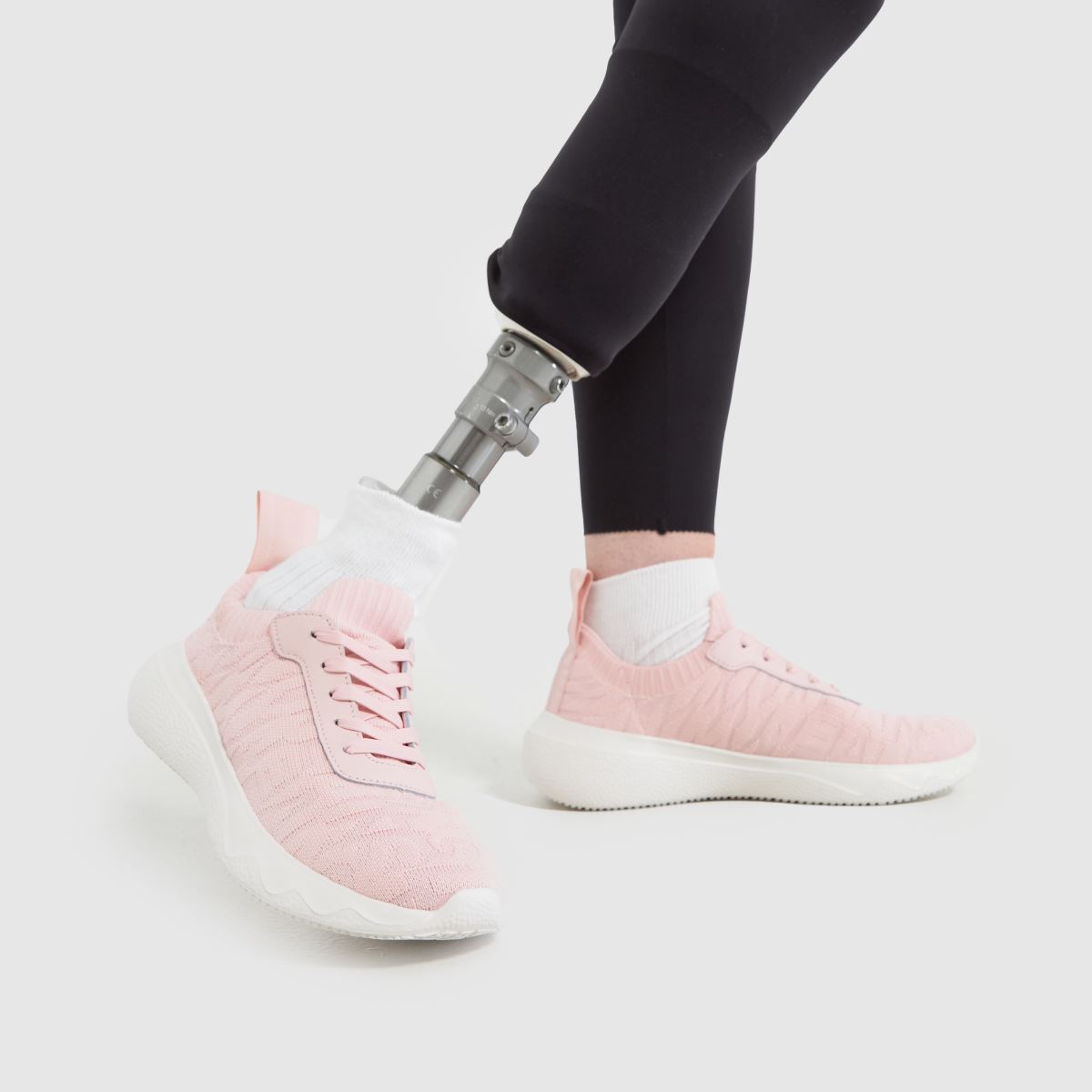 Tommy Jeans flexi jacquard sportcipő halványrózsaszínben