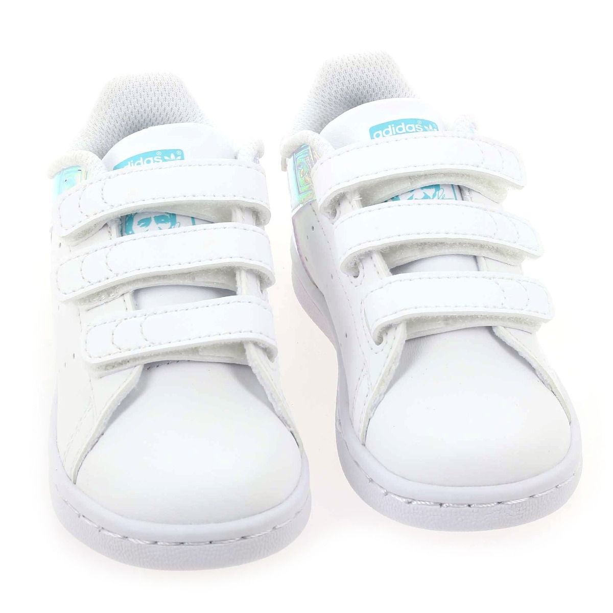 Adidas Originals  STAN SMITH METAL VELCRO CF I H21 - Blanc Multi