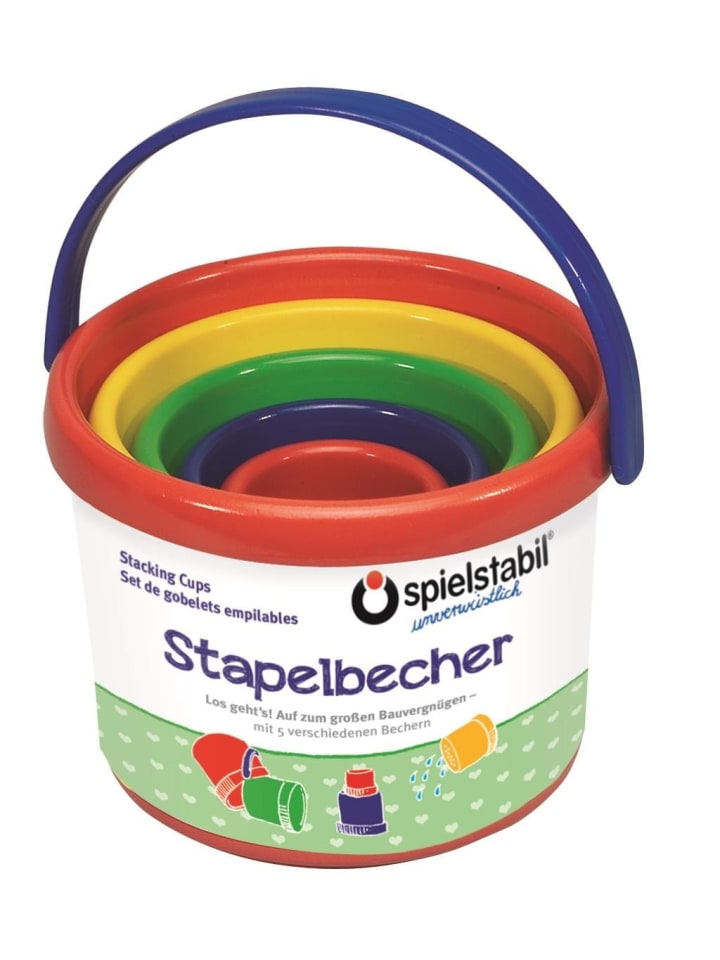 Spielstabil 5tlg. Set: Set Stapelbecher in bunt günstig kaufen onesize
