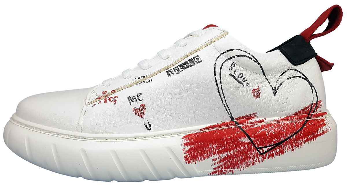 Maca Kitzbühel 3027 Weiß white/red